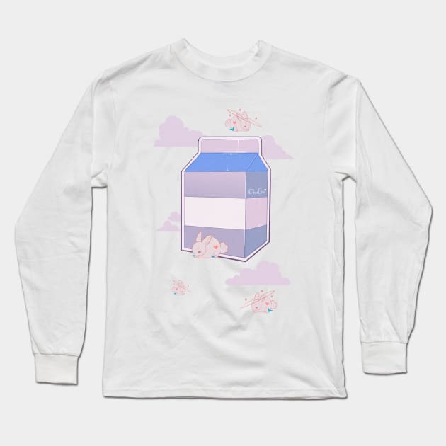 M i l k y Long Sleeve T-Shirt by Dreachie